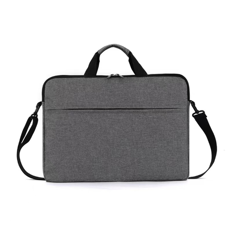 Laptop bag no Brand lp-09, 15.6", Γκρί - 45319