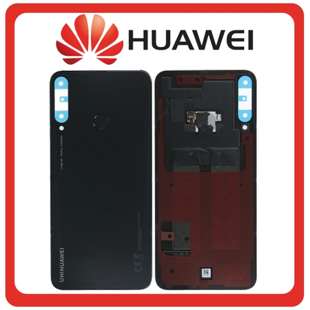 Γνήσια Original Huawei P40 Lite E (ART-L28, ART-L29) Rear Back Battery Cover Πίσω Καπάκι Πλάτη Μπαταρίας Midnight Black Μαύρο 02353LJE (Service Pack By Huawei)