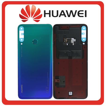Γνήσια Original Huawei P40 Lite E (ART-L28, ART-L29) Rear Back Battery Cover Πίσω Καπάκι Πλάτη Μπαταρίας Aurora Blue Μπλε 02353LJF (Service Pack By Huawei)