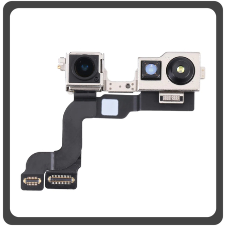 Γνήσια Original For iPhone 14, iPhone14 (A2882, A2649) Front Selfie Camera Flex Μπροστινή Κάμερα 12 MP, f/1.9, 23mm (wide), 1/3.6" + Proximity Sensor Flex Pulled