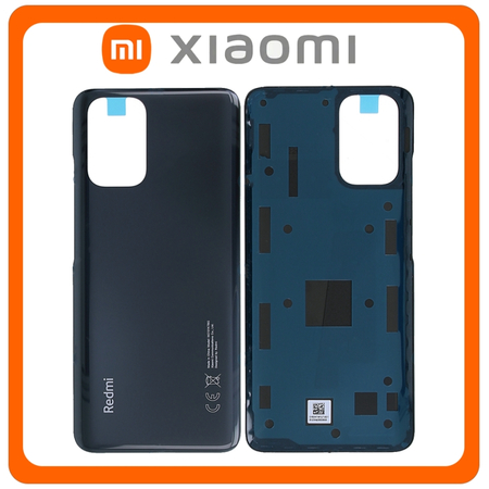 Γνήσια Original Xiaomi Redmi Note 10S (M2101K7BG, M2101K7BI) Rear Back Battery Cover Πίσω Καπάκι Πλάτη Μπαταρίας Shadow Black Μαύρο 550500015E9T 55050000Z19T (Service Pack By Xiaomi)