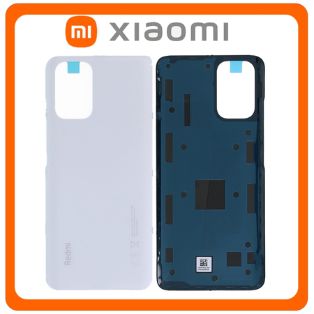 Γνήσια Original Xiaomi Redmi Note 10S (M2101K7BG, M2101K7BI) Rear Back Battery Cover Πίσω Καπάκι Πλάτη Μπαταρίας Pebble White Άσπρο 55050000Z39T​ (Service Pack By Xiaomi)