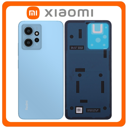 Γνήσια Original Xiaomi Redmi Note 12 4G, Redmi Note12 4G (23021RAAEG, 23021RAA2Y) Rear Back Battery Cover Πίσω Καπάκι Πλάτη Μπαταρίας Ice Blue Μπλε​ (Service Pack By Xiaomi)