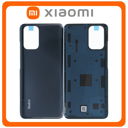 HQ OEM Συμβατό Με Xiaomi Redmi Note 10 4G (M2101K7AI, M2101K7AG), Redmi Note 10S (M2101K7BG, M2101K7BI), Rear Back Battery Cover Πίσω Κάλυμμα Καπάκι Πλάτη Μπαταρίας Onyx Gray Μαύρο (Premium A+​)