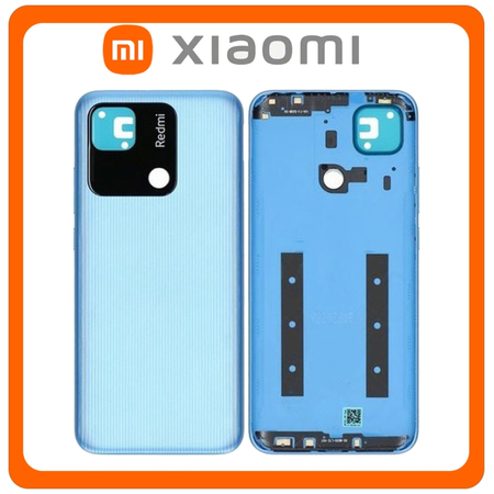 HQ OEM Συμβατό Με Xiaomi Redmi 10A (220233L2C, 220233L2G) Rear Back Battery Cover Πίσω Καπάκι Πλάτη Μπαταρίας Sea Blue Μπλε (Grade AAA)