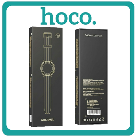 Hoco Y2 Smartwatch με Παλμογράφο Black Μαύρο