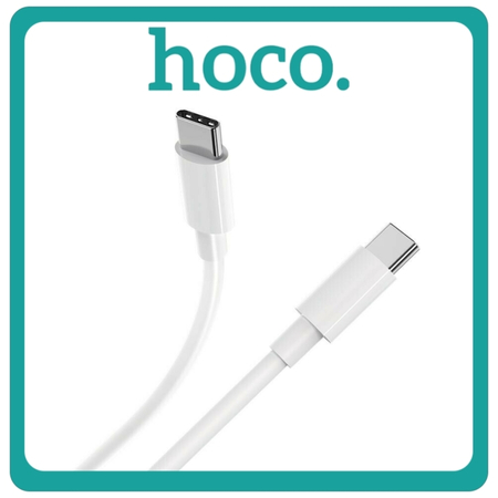 Hoco X51 USB 2.0 Cable USB-C male - USB-C male 1m White Λευκό