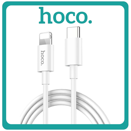 Hoco X36 Swift PD USB-C to Lightning Cable 18W 1m White Λευκό
