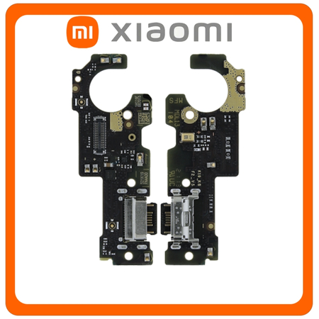 HQ OEM Συμβατό Για Xiaomi Poco M3 Pro 5G, Poco M3Pro 5G (M2103K19PG, M2103K19PI) USB Type-C Charging Dock Connector Flex Sub Board, Καλωδιοταινία Υπό Πλακέτα Φόρτισης + Microphone Μικρόφωνο (Grade AAA+++)