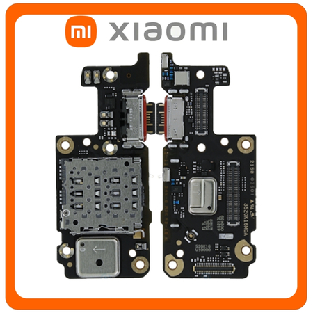 Γνήσια Original Xiaomi Redmi Note 11 Pro+ 5G (21091116UG, 21091116UC) USB Type-C Charging Dock Connector Flex Sub Board, Καλωδιοταινία Υπό Πλακέτα Φόρτισης + Microphone Μικρόφωνο 560003K16U00 (Service Pack By Xiaomi)