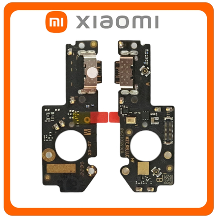 Γνήσια Original Xiaomi Redmi Note 12 5G, Redmi Note12 5G (22111317I, 22111317G) USB Type-C Charging Dock Connector Flex Sub Board, Καλωδιοταινία Υπό Πλακέτα Φόρτισης + Microphone Μικρόφωνο (Service Pack By Xiaomi)