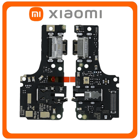 Γνήσια Original Xiaomi Redmi Note 10S 4G (M2101K7BG, M2101K7BI) USB Type-C Charging Dock Connector Flex Sub Board, Καλωδιοταινία Υπό Πλακέτα Φόρτισης + Microphone Μικρόφωνο + Audio Jack Θύρα Ακουστικών 560001K7BN00 5600010K7B00 (Service Pack By Xiaomi)