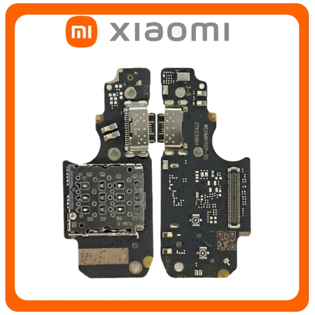 HQ OEM Συμβατό Με Xiaomi Redmi Note 11 Pro 4G (2201116TG, 2201116TI), Redmi Note 11 Pro 5G (21091116I, 2201116SG) USB Type-C Charging Dock Connector Flex Sub Board, Καλωδιοταινία Υπό Πλακέτα Φόρτισης + Microphone Μικρόφωνο (Premium A+​)