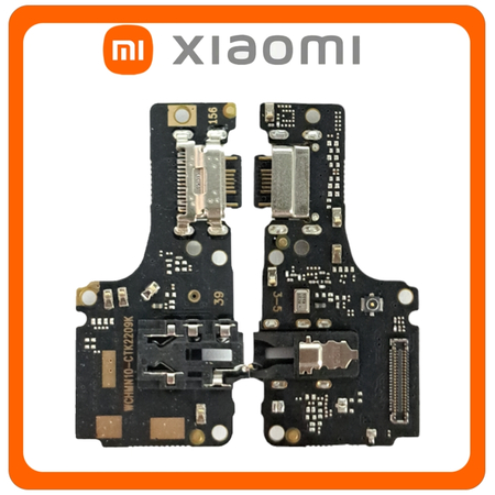 HQ OEM Συμβατό Με Xiaomi Redmi Note 10S 4G (M2101K7BG, M2101K7BI) USB Type-C Charging Dock Connector Flex Sub Board, Καλωδιοταινία Υπό Πλακέτα Φόρτισης + Microphone Μικρόφωνο + Audio Jack Θύρα Ακουστικών (Grade AAA)