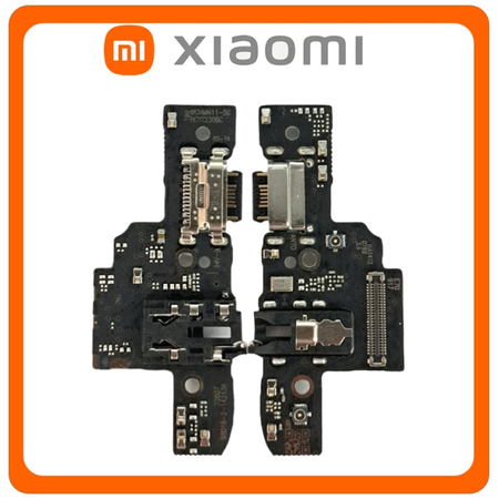 HQ OEM Συμβατό Με Xiaomi Redmi Note 11S 5G (22031116BG)​, USB Type-C Charging Dock Connector Flex Sub Board, Καλωδιοταινία Υπό Πλακέτα Φόρτισης + Microphone Μικρόφωνο (Premium A+)