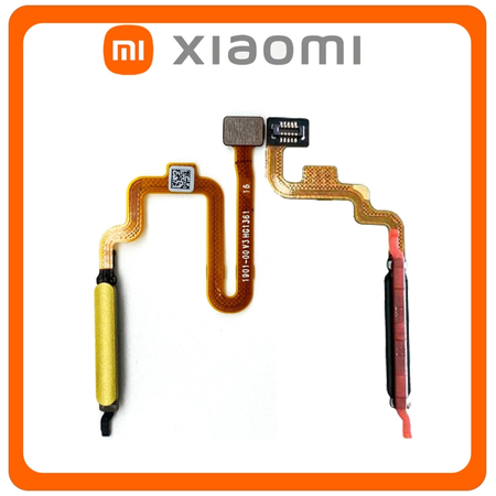 Γνήσια Original Xiaomi Redmi Note 11 (2201117TG, 2201117TI), Note 11S 4G (2201117SG, 2201117SI), Fingerprint Sensor Flex Αισθητήρας Δαχτυλικού Αποτυπώματος Gold Χρυσό (Service Pack By Xiaomi)