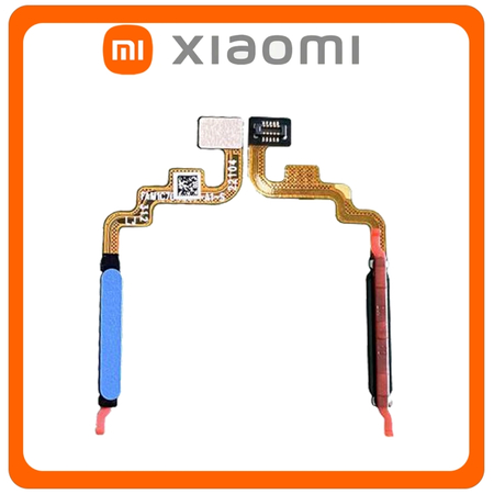 Γνήσια Original Xiaomi Redmi Note 11 (2201117TG, 2201117TI), Note 11S 4G (2201117SG, 2201117SI), Fingerprint Sensor Flex Αισθητήρας Δαχτυλικού Αποτυπώματος Star Blue Μπλε 490100009H6G (Service Pack By Xiaomi)