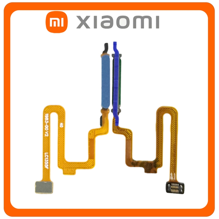 Γνήσια Original Xiaomi Redmi Note 11 Pro 4G (2201116TG, 2201116TI), Redmi Note 11 Pro 5G (21091116I, 2201116SG) Fingerprint Sensor Flex Αισθητήρας Δαχτυλικού Αποτυπώματος Star Blue Μπλε (Service Pack By Xiaomi)
