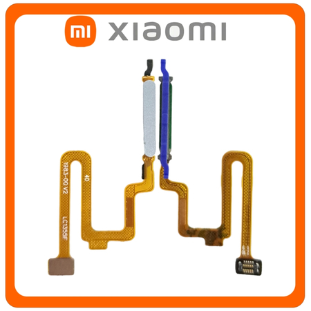 Γνήσια Original Xiaomi Redmi Note 11 Pro 4G (2201116TG, 2201116TI), Redmi Note 11 Pro 5G (21091116I, 2201116SG) Fingerprint Sensor Flex Αισθητήρας Δαχτυλικού Αποτυπώματος Silver Ασημί (Service Pack By Xiaomi)