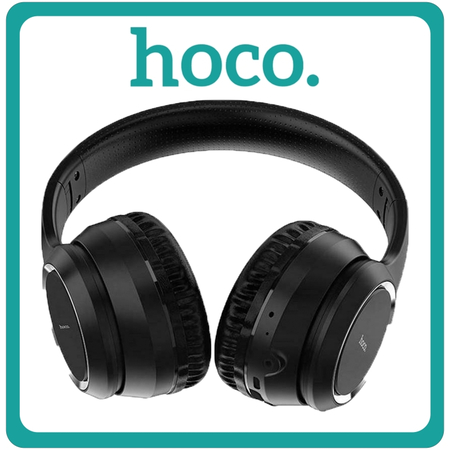 Hoco W28 Journey Ασύρματα/Ενσύρματα Over Ear Ακουστικά με 10 ώρες Λειτουργίας Black Μαύρα
