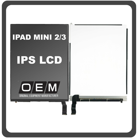 HQ OEM Συμβατό Με Apple iPad mini 2 (A1489, A1490), iPad mini 3 (A1599, A1600), IPS LCD Display Assembly Screen Εσωτερική Οθόνη (Premium A+)