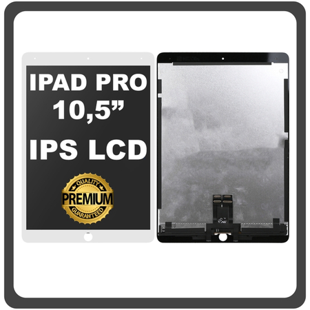 HQ OEM Συμβατό Με Apple iPad Pro 10.5 (2017) (A1701, A1709) IPS LCD Display Screen Assembly Οθόνη + Touch Screen Digitizer Μηχανισμός Αφής Silver Ασημί (Premium A+)