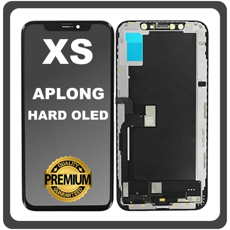 HQ OEM Συμβατό Με Apple iPhone XS, iPhoneXS (A2097, A1920) APLONG HARD OLED LCD Display Screen Assembly Οθόνη + Touch Screen Digitizer Μηχανισμός Αφής Black Μαύρο (Premium A+)​ (0% Defective Returns)