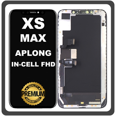 HQ OEM Συμβατό Με Apple iPhone XS Max, iPhone XsMax (A1921, A2101) APLONG InCell FHD LCD Display Screen Assembly Οθόνη + Touch Screen Digitizer Μηχανισμός Αφής Black Μαύρο (Premium A+) (Lifetime Warranty Για Συνεργατες B2B​)