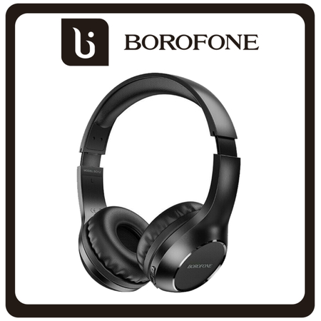 Borofone BO12 Ασύρματα/Ενσύρματα Over Ear Ακουστικά με 8 ώρες Λειτουργίας Black Μαύρο
