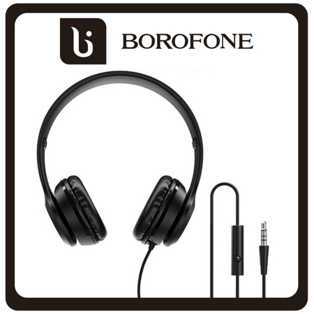 Borofone BO5 Star Sound Wired Headphones Ενσύρματα On Ear Ακουστικά Black Μαύρο