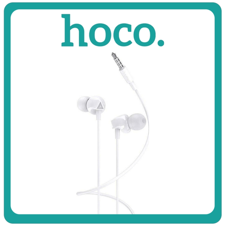 Hoco M60 In-ear Handsfree Με Βύσμα 3.5mm 120cm White Άσπρο