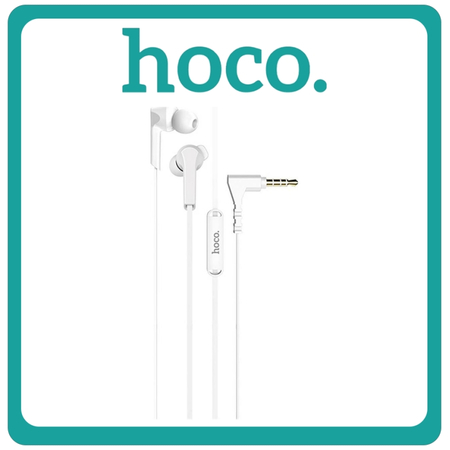 Hoco M72 Admire In-ear Handsfree Με Βύσμα 3.5mm 120cm White Λευκό