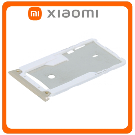 Γνήσια Original Xiaomi Redmi 4 Prime, Redmi4 Prime, SIM Card Tray + Micro SD Tray Slot Υποδοχέας Βάση Θήκη Κάρτας SIM Gold Χρυσό (Service Pack By Xiaomi)