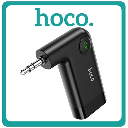 Hoco FM Transmitter Αυτοκινήτου E53 Dawn Sound V.5.0 με AUX Black Μαύρο