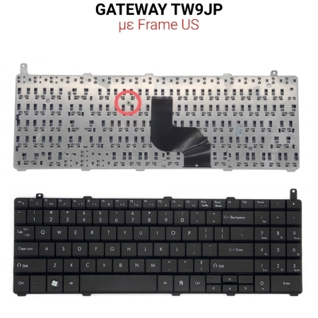 Πληκτρολόγιο Gateway Tw9jp