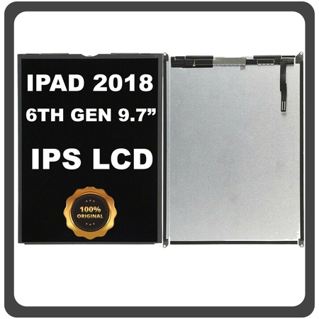 Γνήσια Original For Apple iPad 9.7 2018 6th Gen (A1893, A1954) IPS LCD Display Assembly Screen Εσωτερική Οθόνη