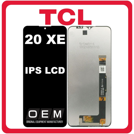 HQ OEM Συμβατό Με TCL 20 XE 4G (5087Z) IPS LCD Display Screen Assembly Οθόνη + Touch Screen Digitizer Μηχανισμός Αφής Moonlight Grey Μαύρο (Grade AAA)
