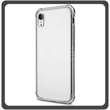 Θήκη Πλάτης - Back Cover, Silicone Σιλικόνη Material PC+TPU Protective Case 1.5mm Transparent Διάφανο For iPhone XR