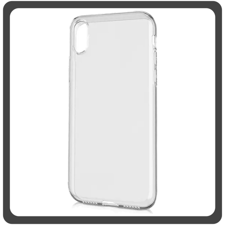 Θήκη Πλάτης - Back Cover, Silicone Σιλικόνη TPU Protective Case Transparent Διάφανη For iPhone XR
