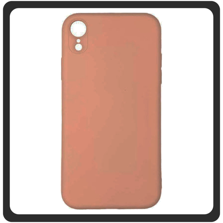 Θήκη Πλάτης - Back Cover, Silicone Σιλικόνη Ultra Thin Feather Pink Ροζ For iPhone XR