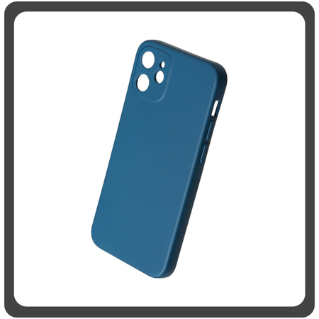 Θήκη Πλάτης - Back Cover, Silicone Σιλικόνη Ultra Thin Feather Case Dark Blue Μπλε For iPhone 11