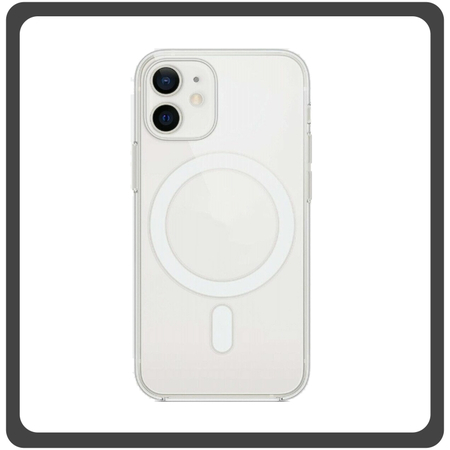 Θήκη Πλάτης - Back Cover, Silicone Σιλικόνη Fine Hole TPU Magnetic Case Transparent Διάφανο For iPhone 11