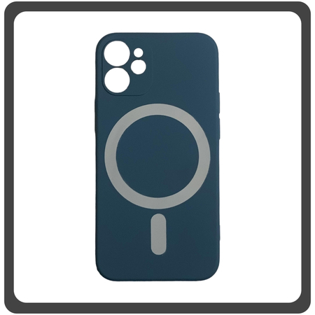 Θήκη Πλάτης - Back Cover, Silicone Σιλικόνη Fine Hole TPU Magnetic Case 2.0mm Sky Blue Μπλε For iPhone 11