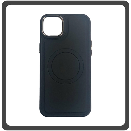 Θήκη Πλάτης - Back Cover, Silicone Σιλικόνη Liquid Magnetic Skin Protection Case Black Μαύρο For iPhone 11