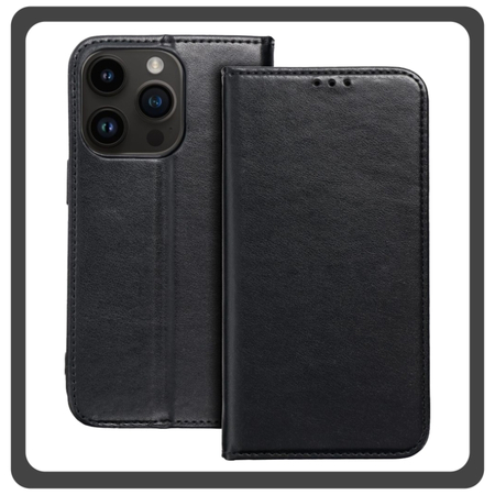Θήκη Book, Δερματίνη Leather Print Wallet Case Black Μαύρο For iPhone 11