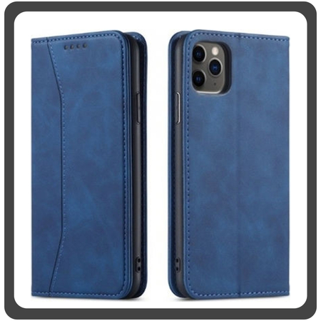 Θήκη Book, Δερματίνη Leather Print Wallet Case Blue Μπλε For iPhone 11 Pro
