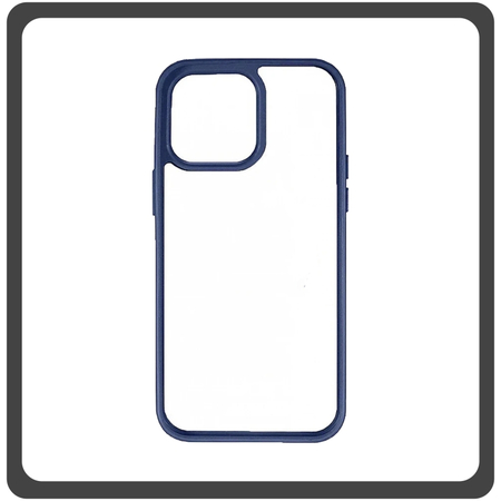 Θήκη Πλάτης - Back Cover, Silicone Σιλικόνη TPU-Rimmed Acrylic Protective Case Blue Μπλε For iPhone 11 Pro