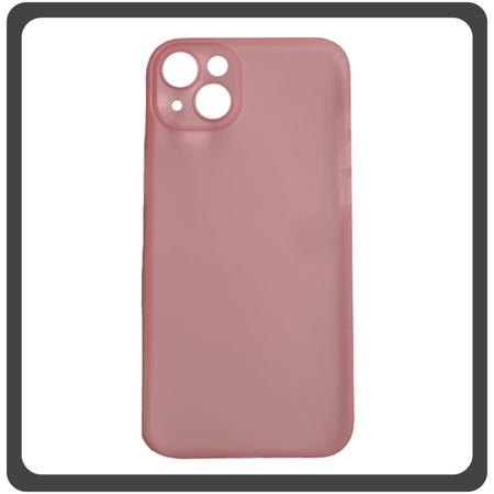 Θήκη Πλάτης - Back Cover, Silicone Σιλικόνη Ultra Thin Feather PP Case Dark Pink Ροζ For iPhone 14
