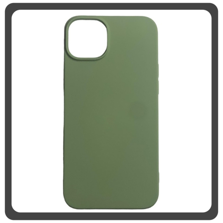 Θήκη Πλάτης - Back Cover, Silicone Σιλικόνη High Quality Liquid TPU Soft Protective Case Matcha Green Πράσινη For iPhone 13 Mini