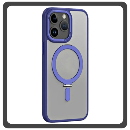 Θήκη Πλάτης - Back Cover, Silicone Σιλικόνη Creative Invisible Bracket Protective Case Purple Μωβ For iPhone 13 Pro Max